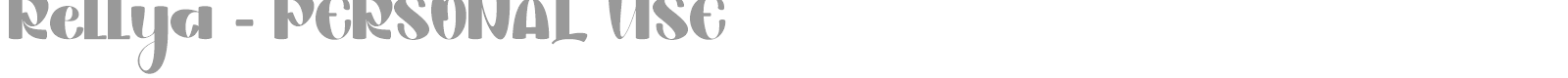 Rellya font preview